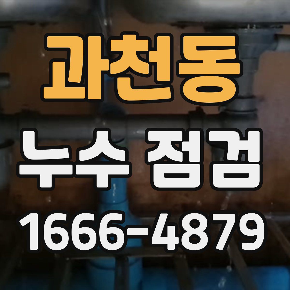 과천동 누수 점검