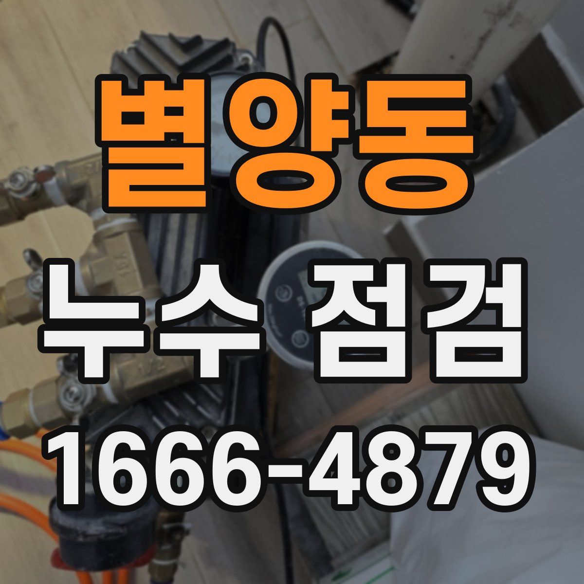 별양동 누수 점검