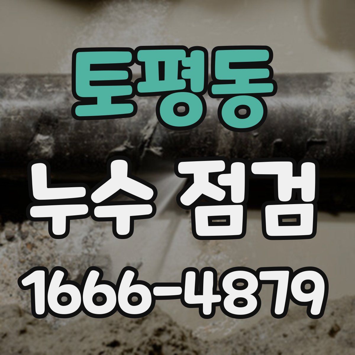 토평동 누수 점검