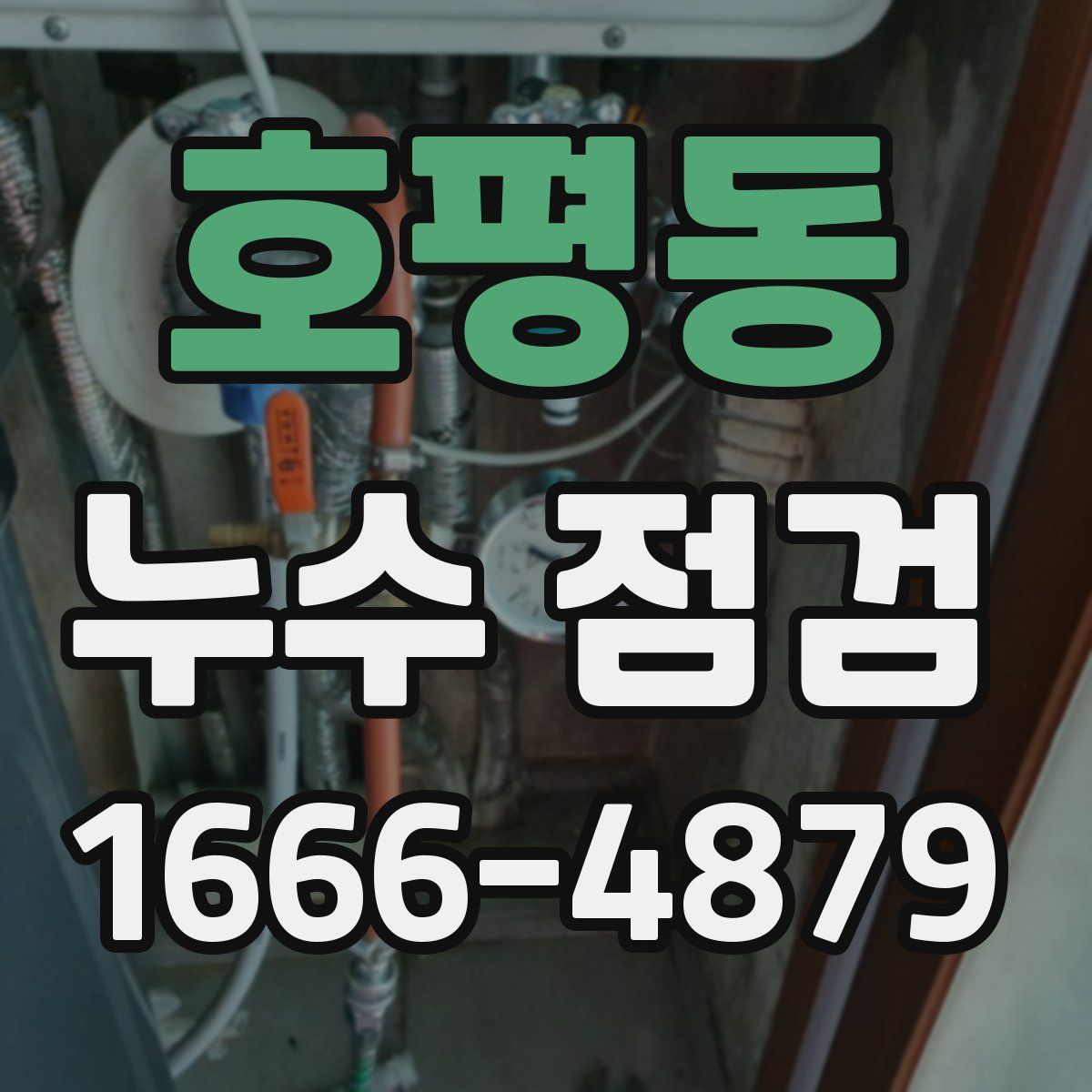호평동 누수 점검