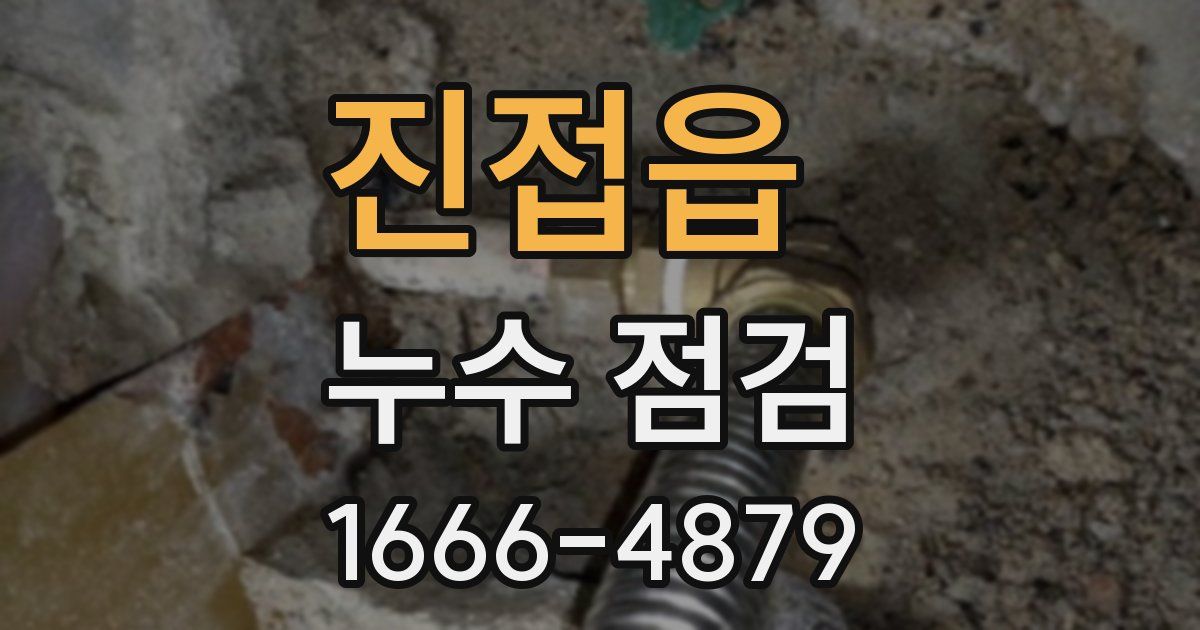 진접읍 누수 점검