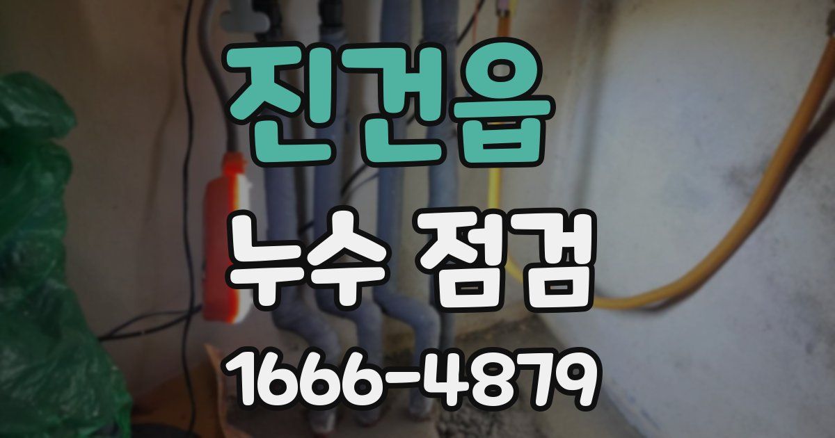 진건읍 누수 점검