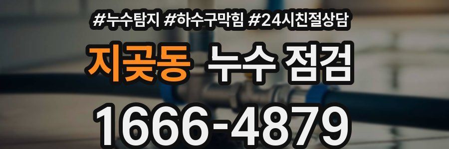 지곶동 누수 점검