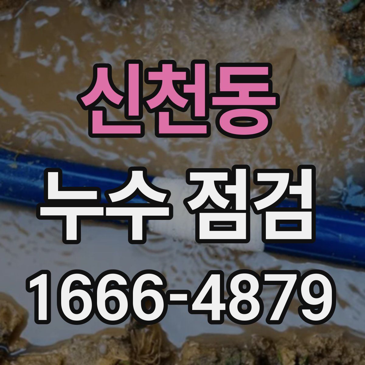 신천동 누수 점검