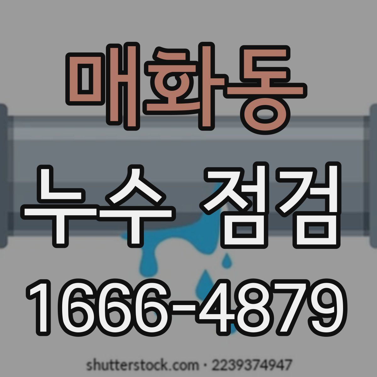 매화동 누수 점검