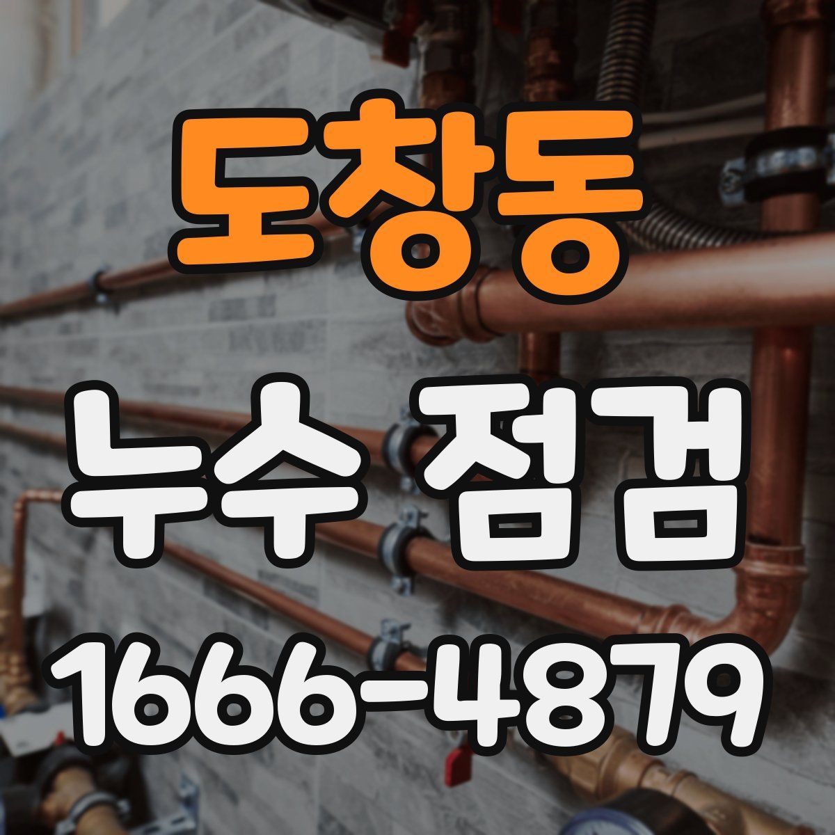 도창동 누수 점검
