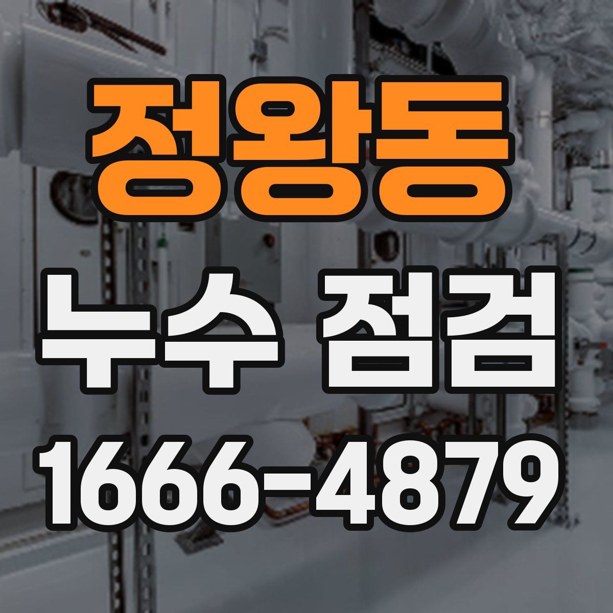 정왕동 누수 점검