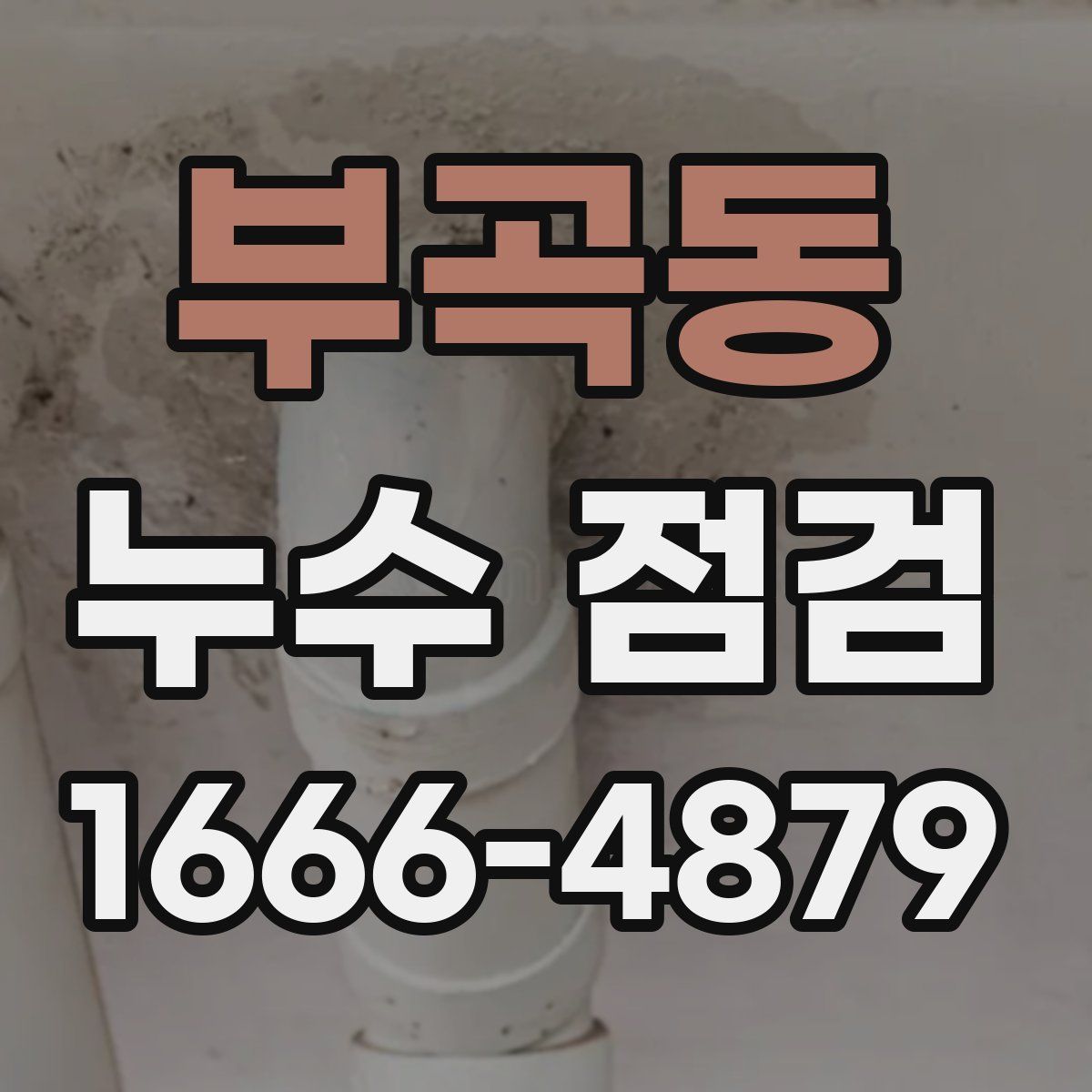 부곡동 누수 점검