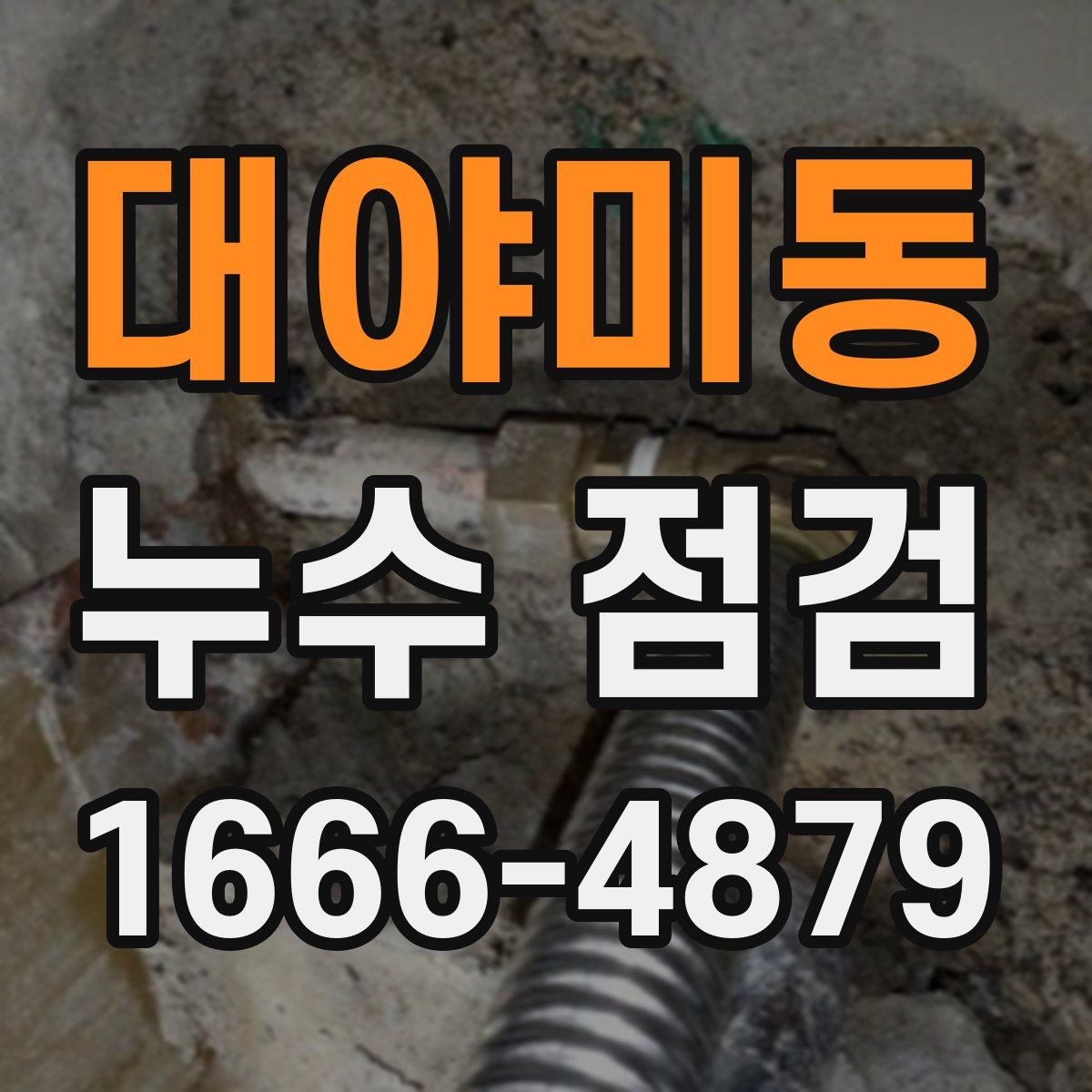 대야미동 누수 점검