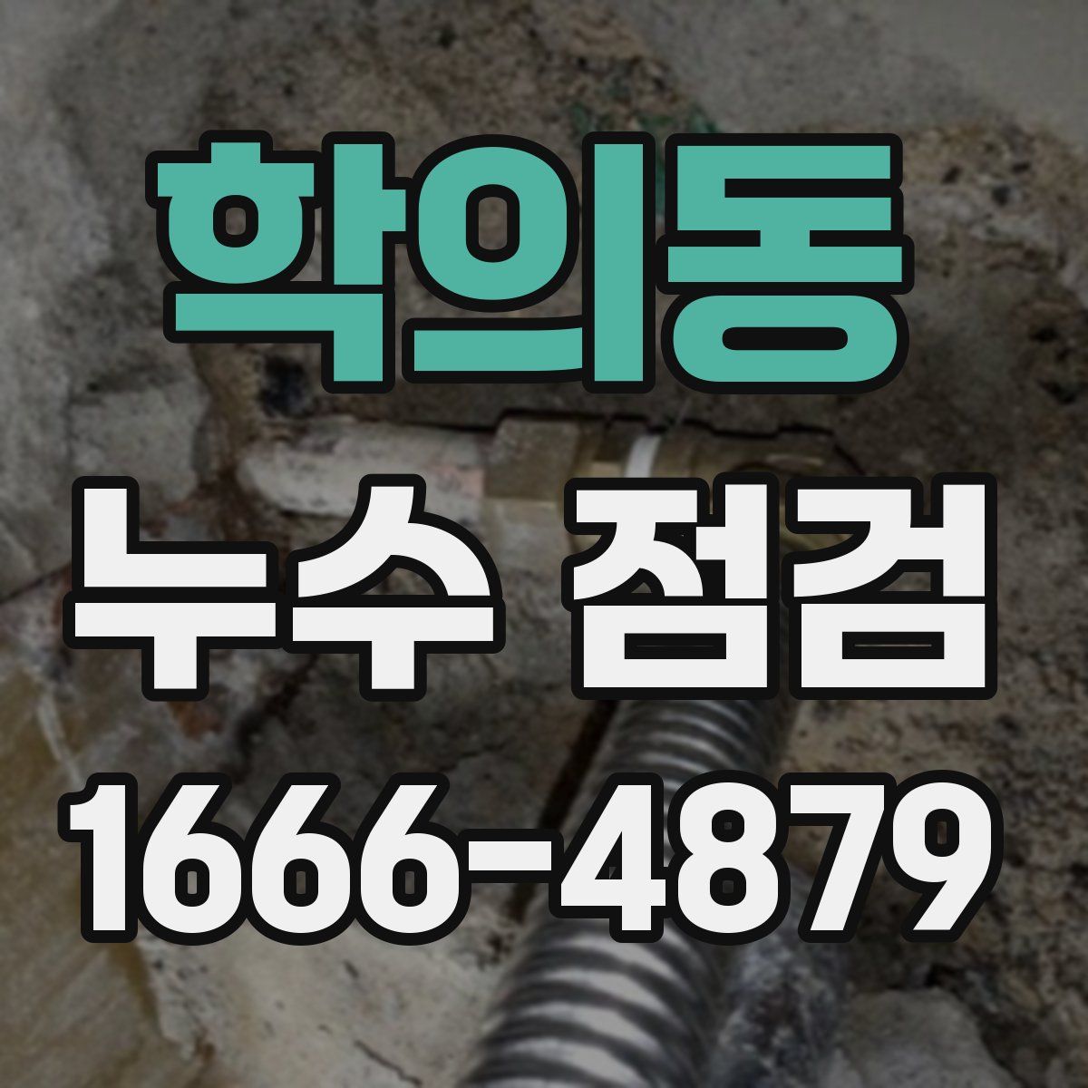 학의동 누수 점검