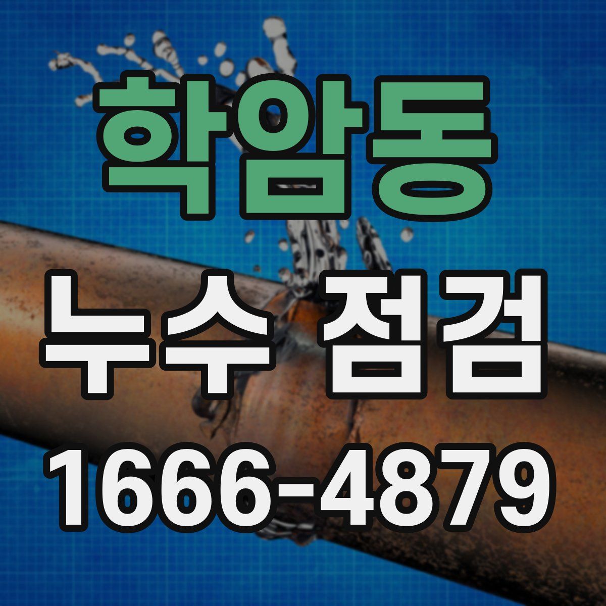 학암동 누수 점검