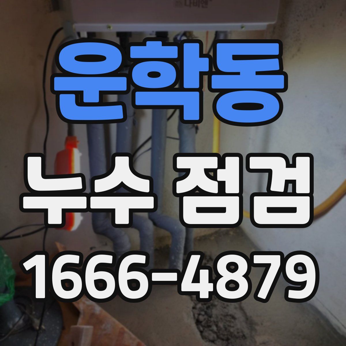 운학동 누수 점검