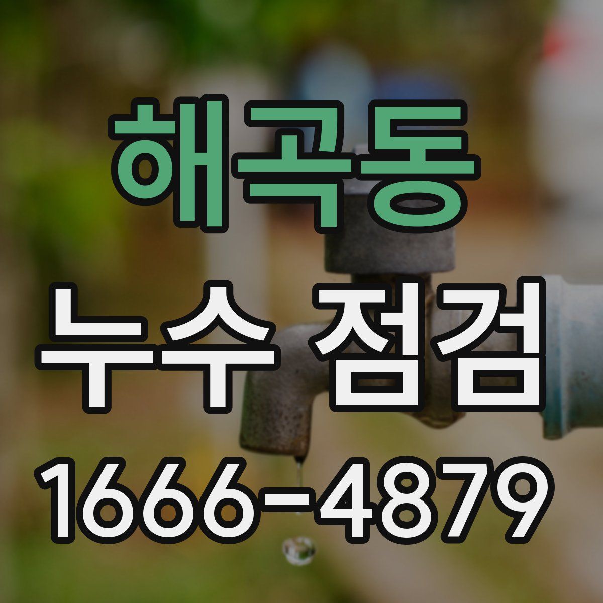해곡동 누수 점검