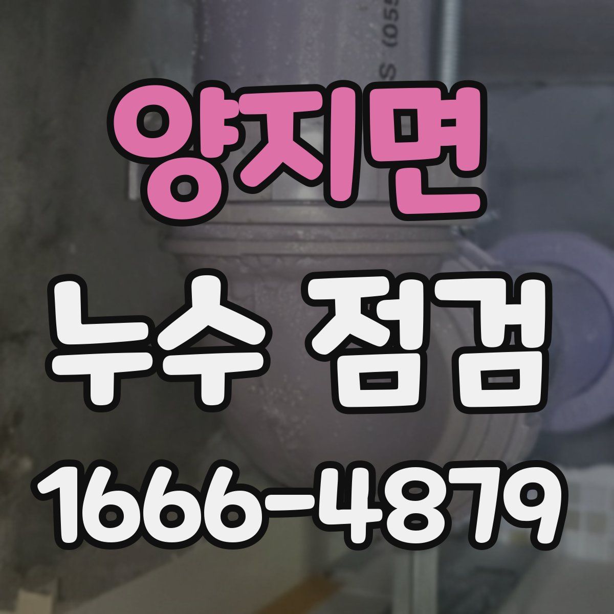 양지면 누수 점검