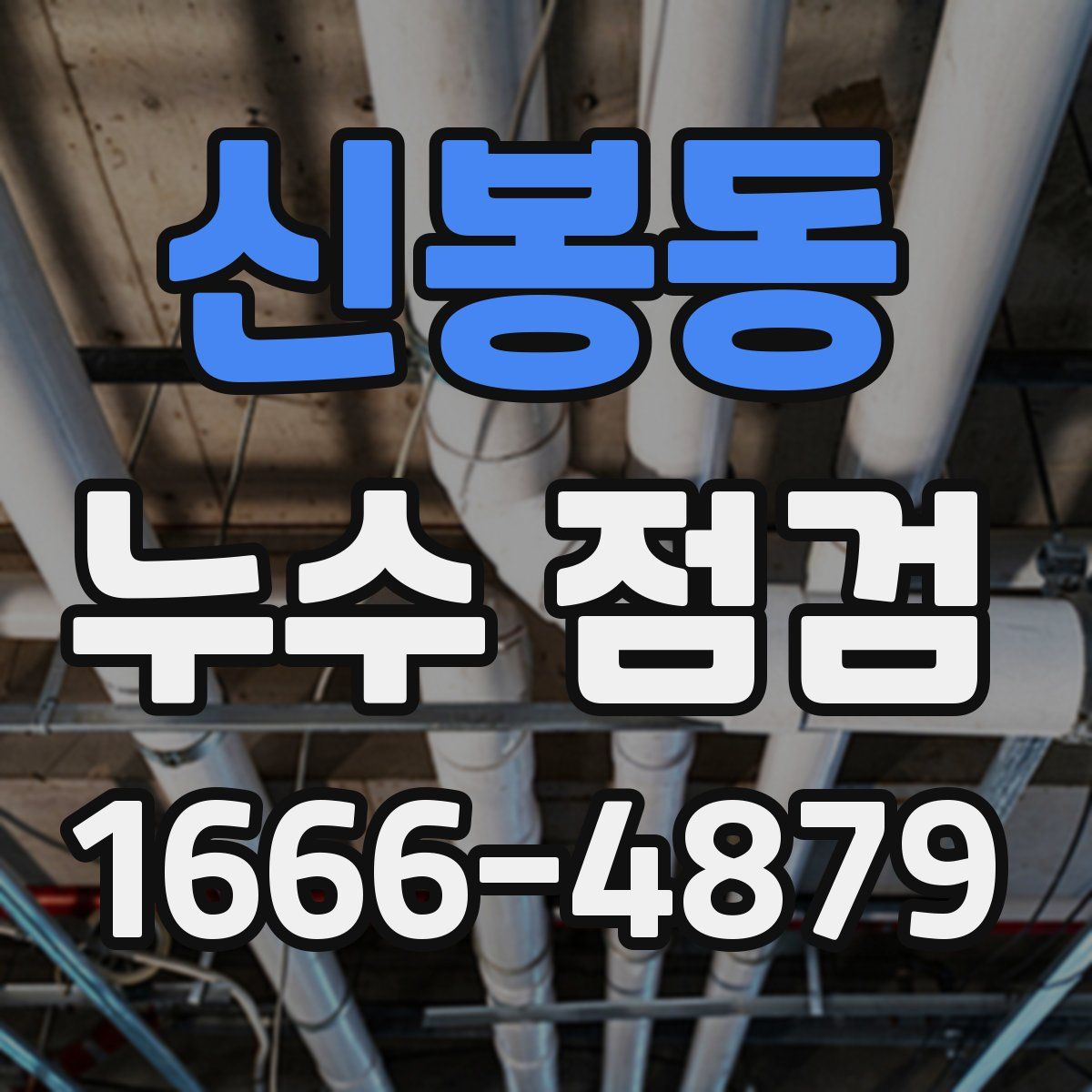 신봉동 누수 점검