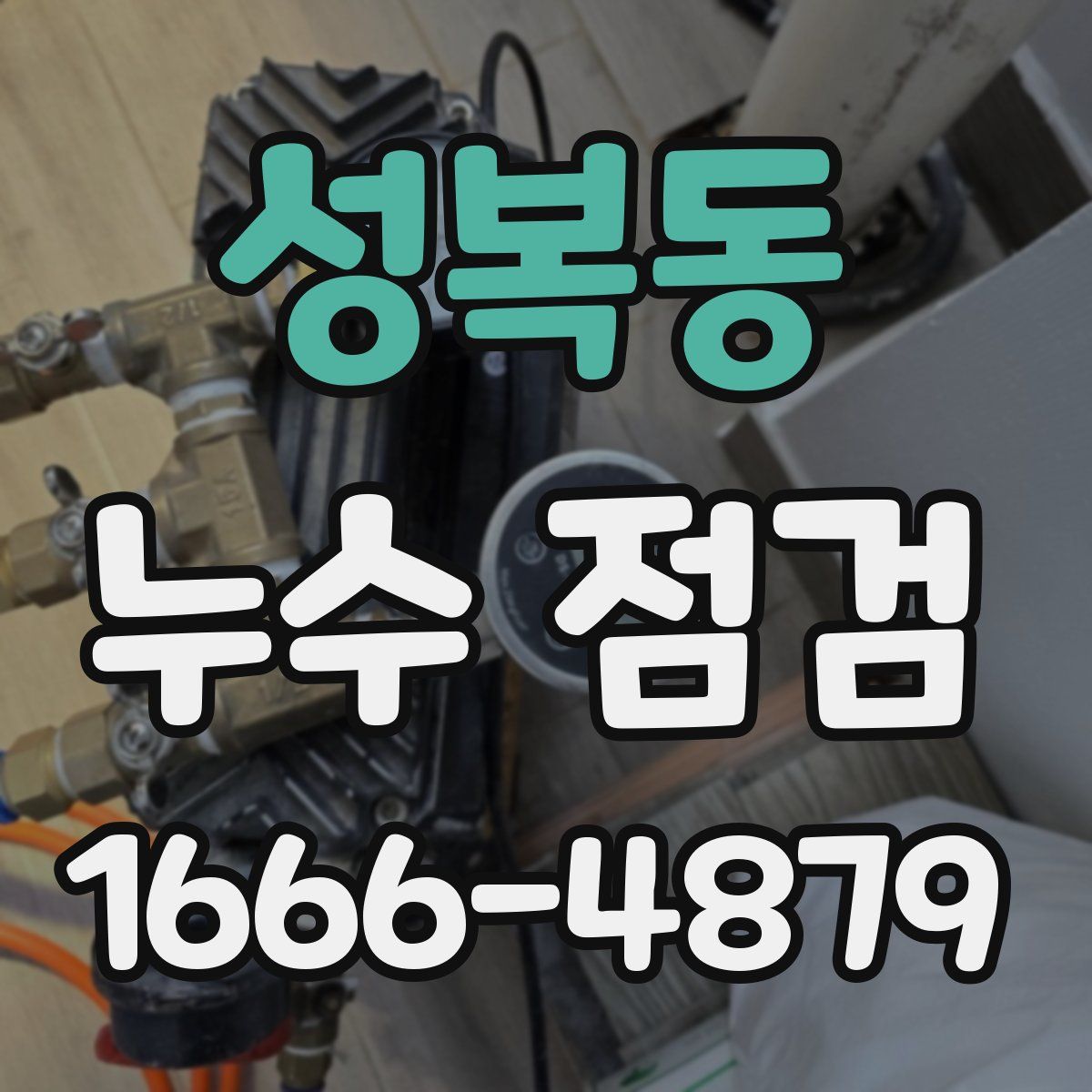 성복동 누수 점검