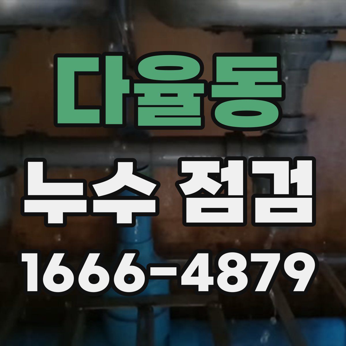 다율동 누수 점검