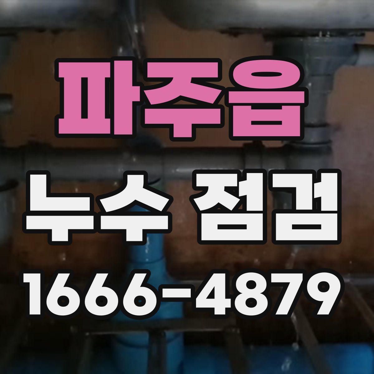파주읍 누수 점검