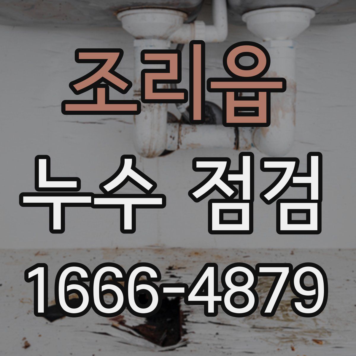 조리읍 누수 점검