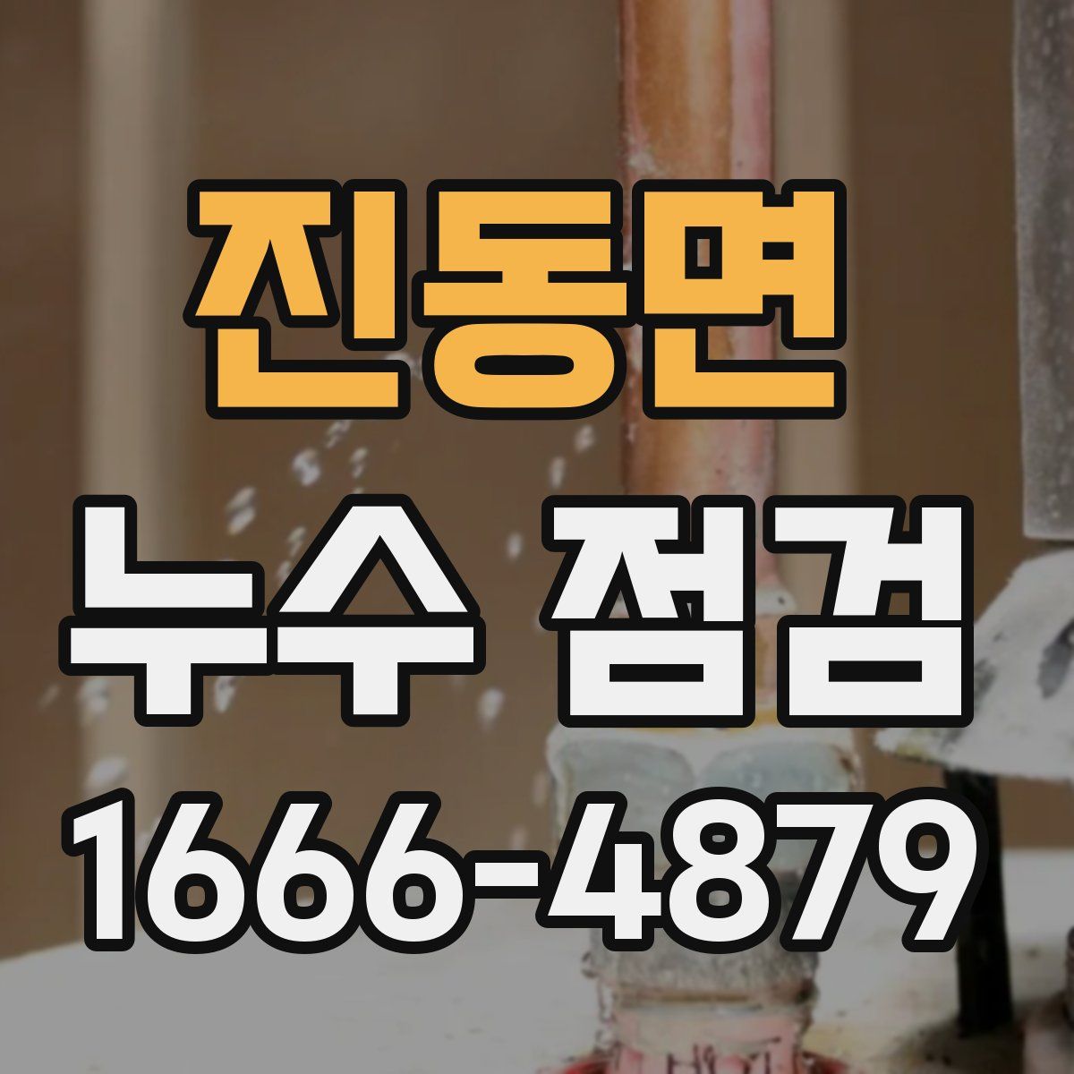 진동면 누수 점검