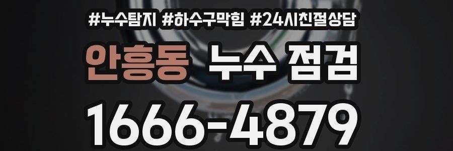 안흥동 누수 점검