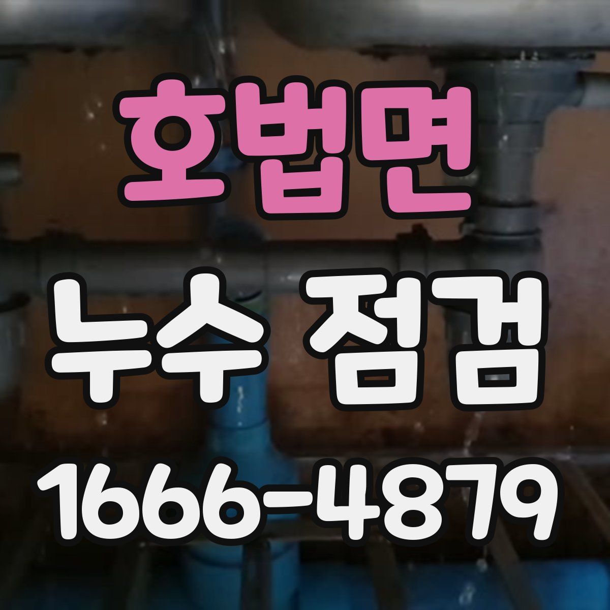 호법면 누수 점검