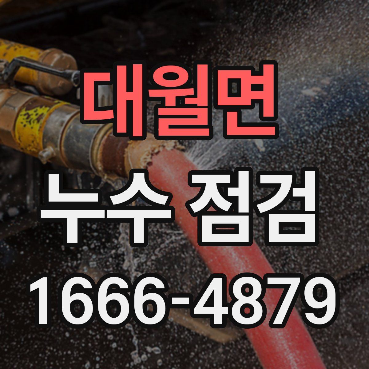 대월면 누수 점검