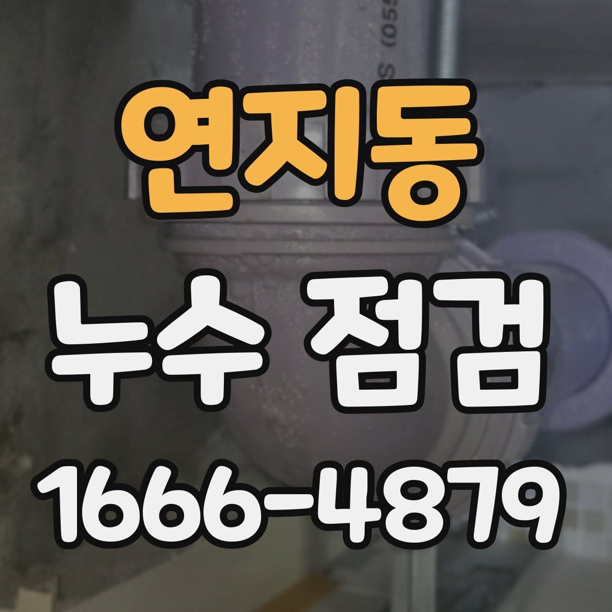 연지동 누수 점검