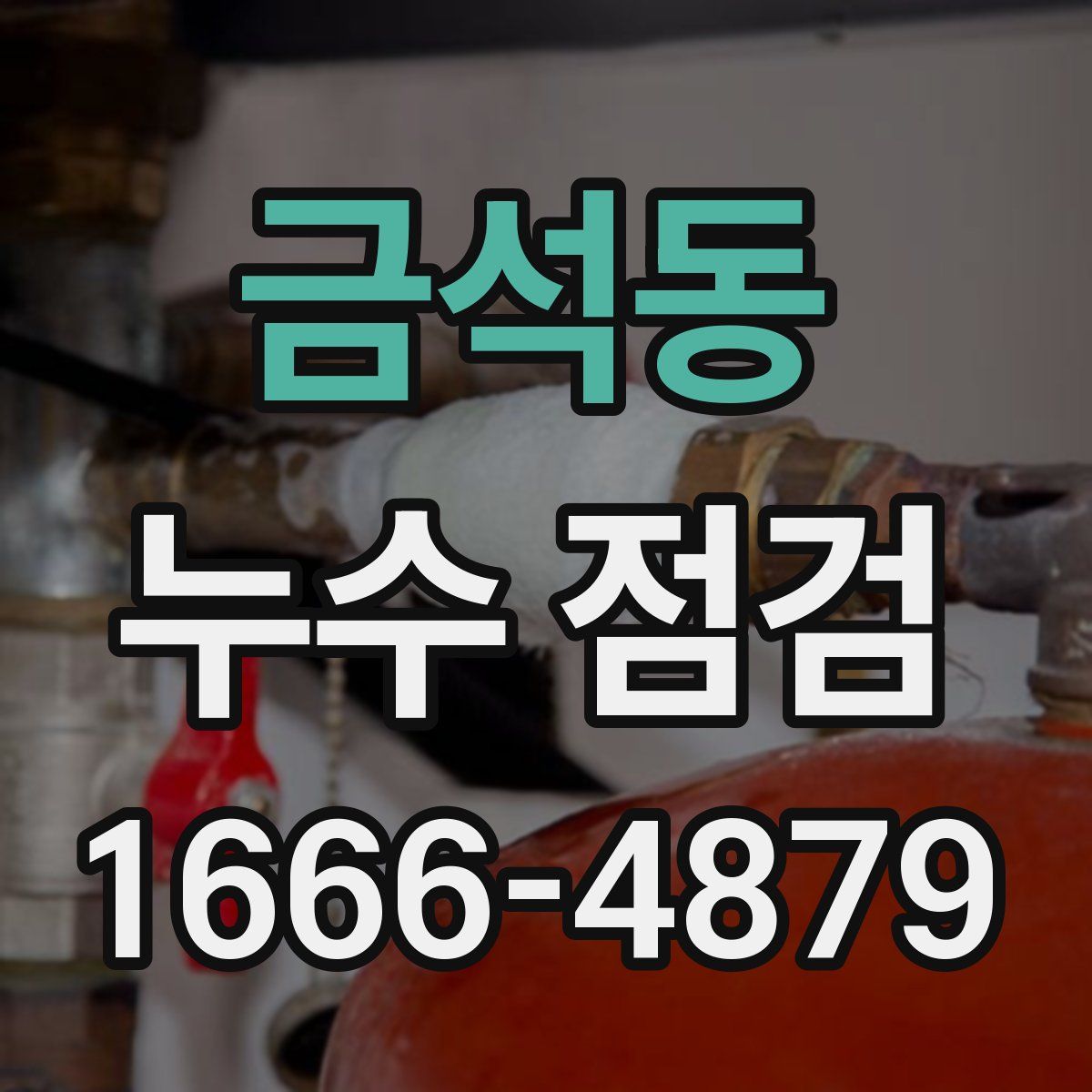 금석동 누수 점검