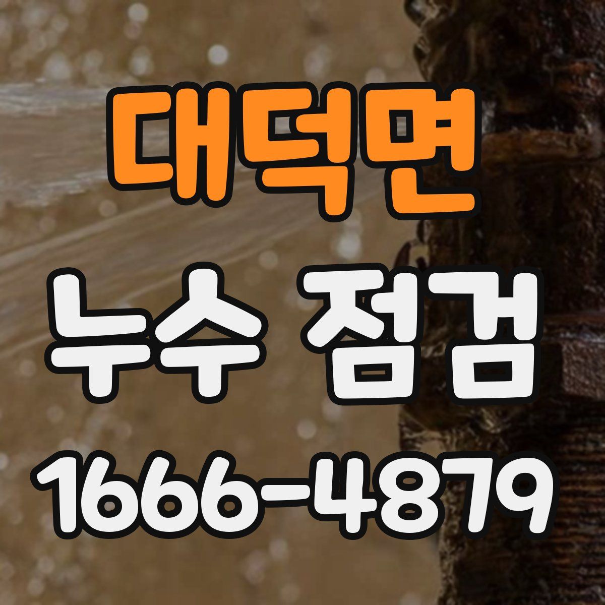 대덕면 누수 점검