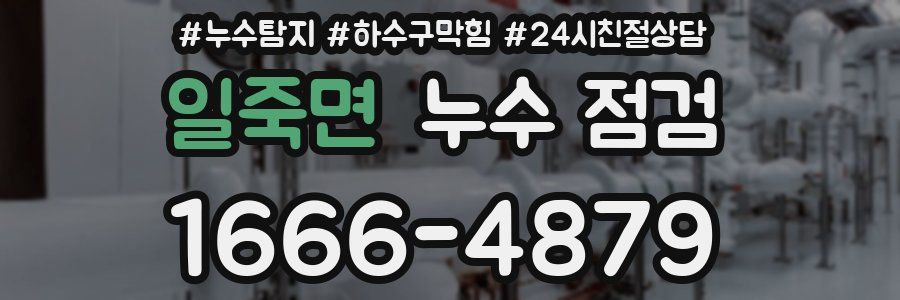 일죽면 누수 점검