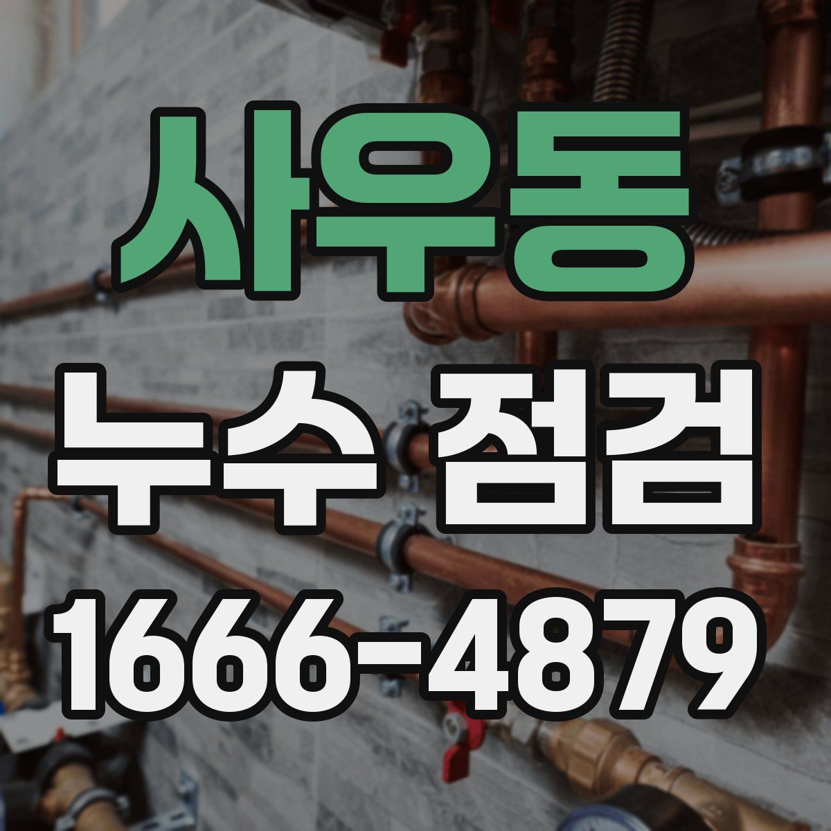 사우동 누수 점검