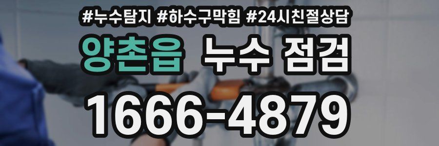양촌읍 누수 점검