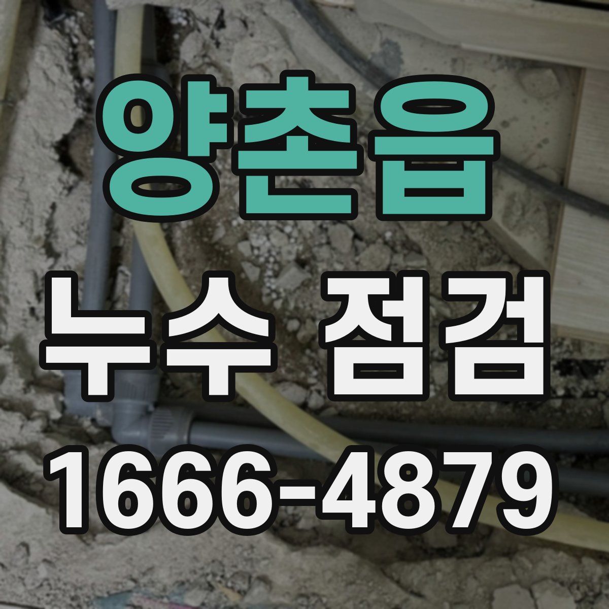 양촌읍 누수 점검