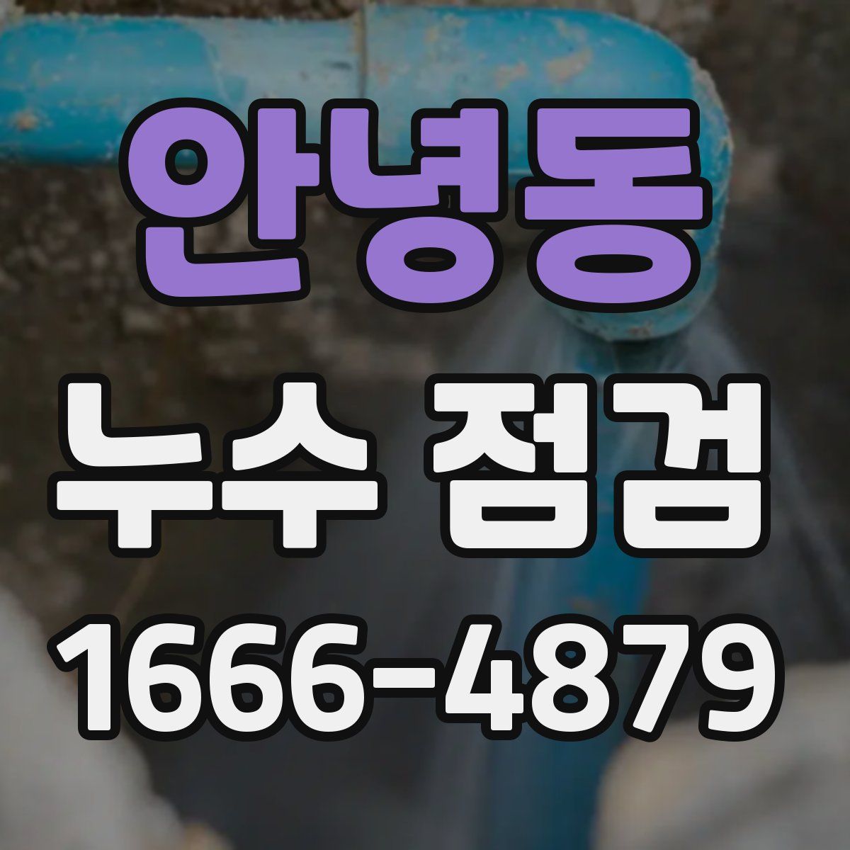 안녕동 누수 점검