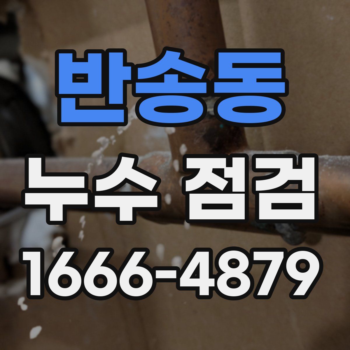 반송동 누수 점검