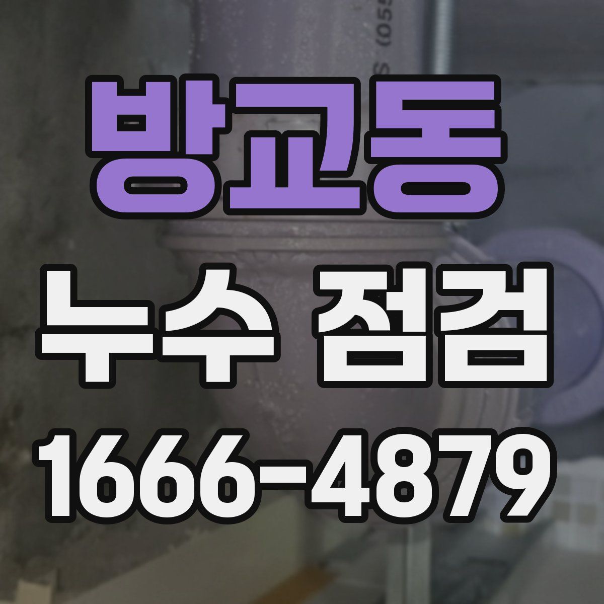 방교동 누수 점검