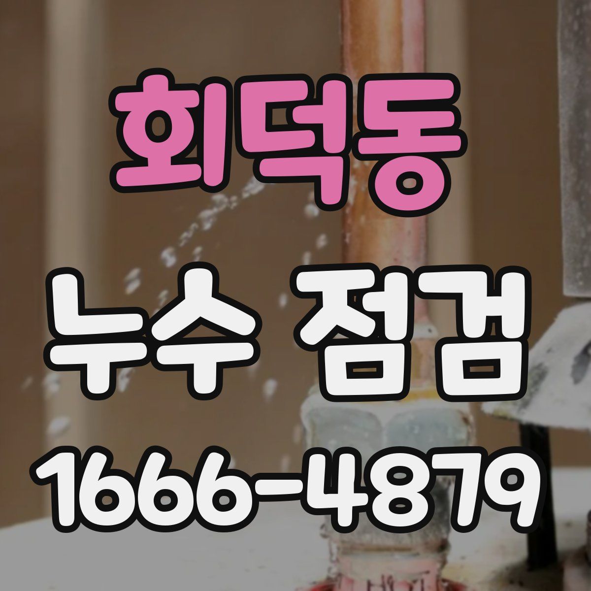 회덕동 누수 점검