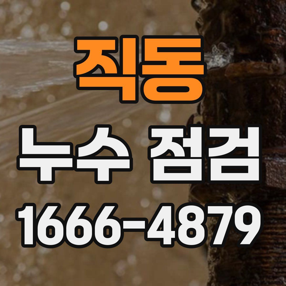 직동 누수 점검