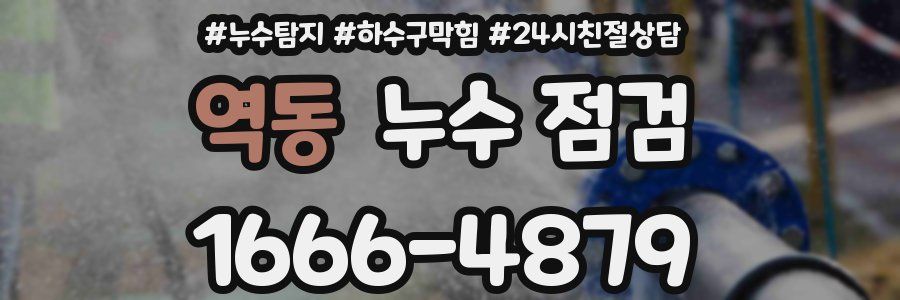 역동 누수 점검