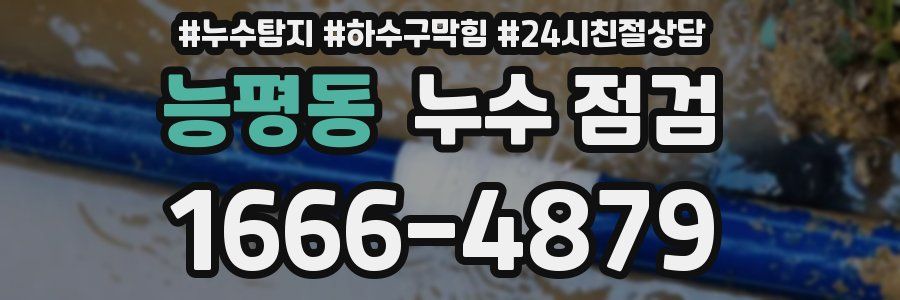 능평동 누수 점검