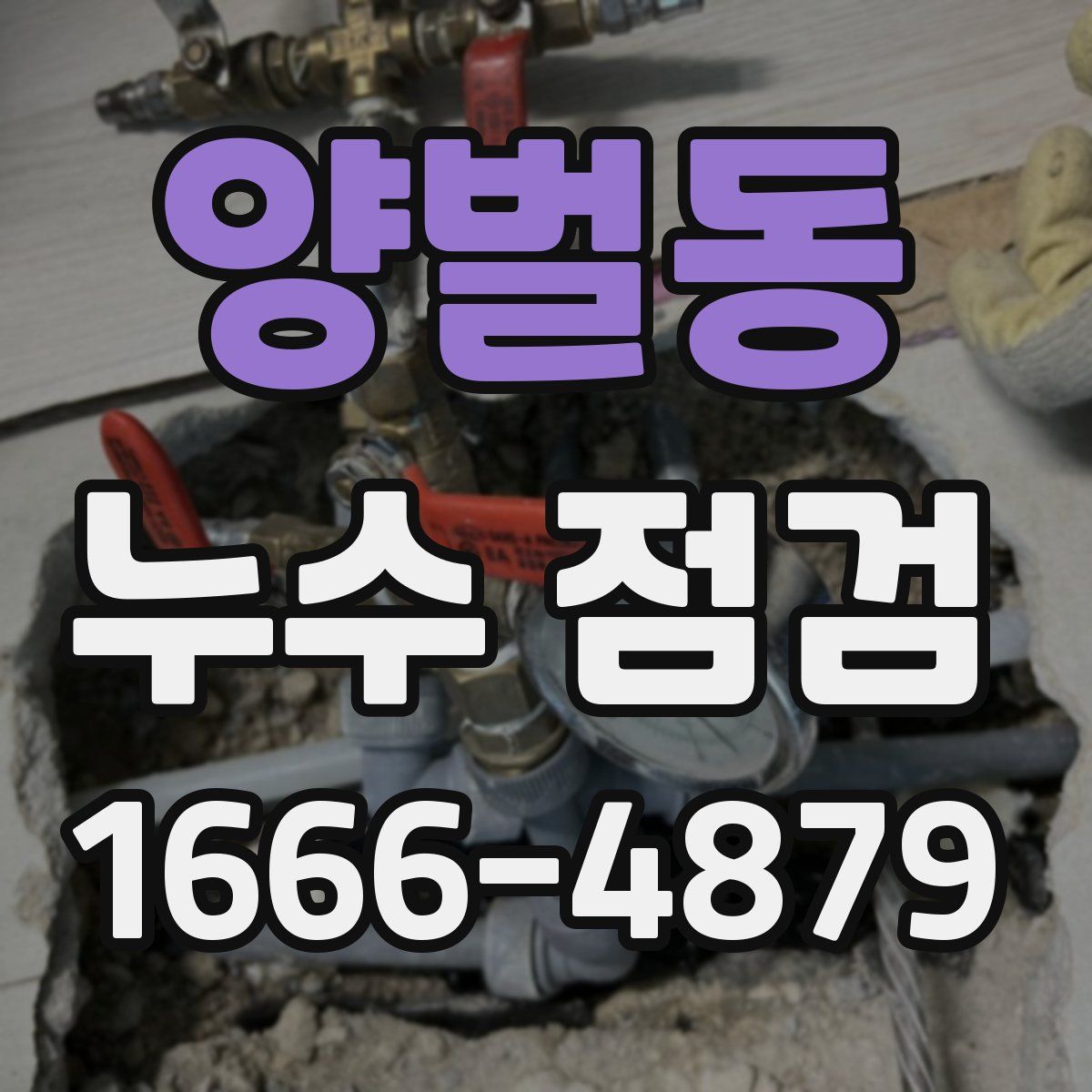 양벌동 누수 점검