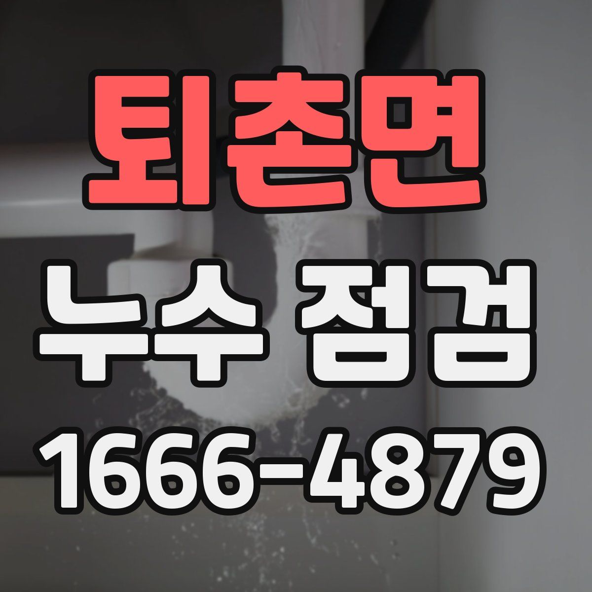 퇴촌면 누수 점검