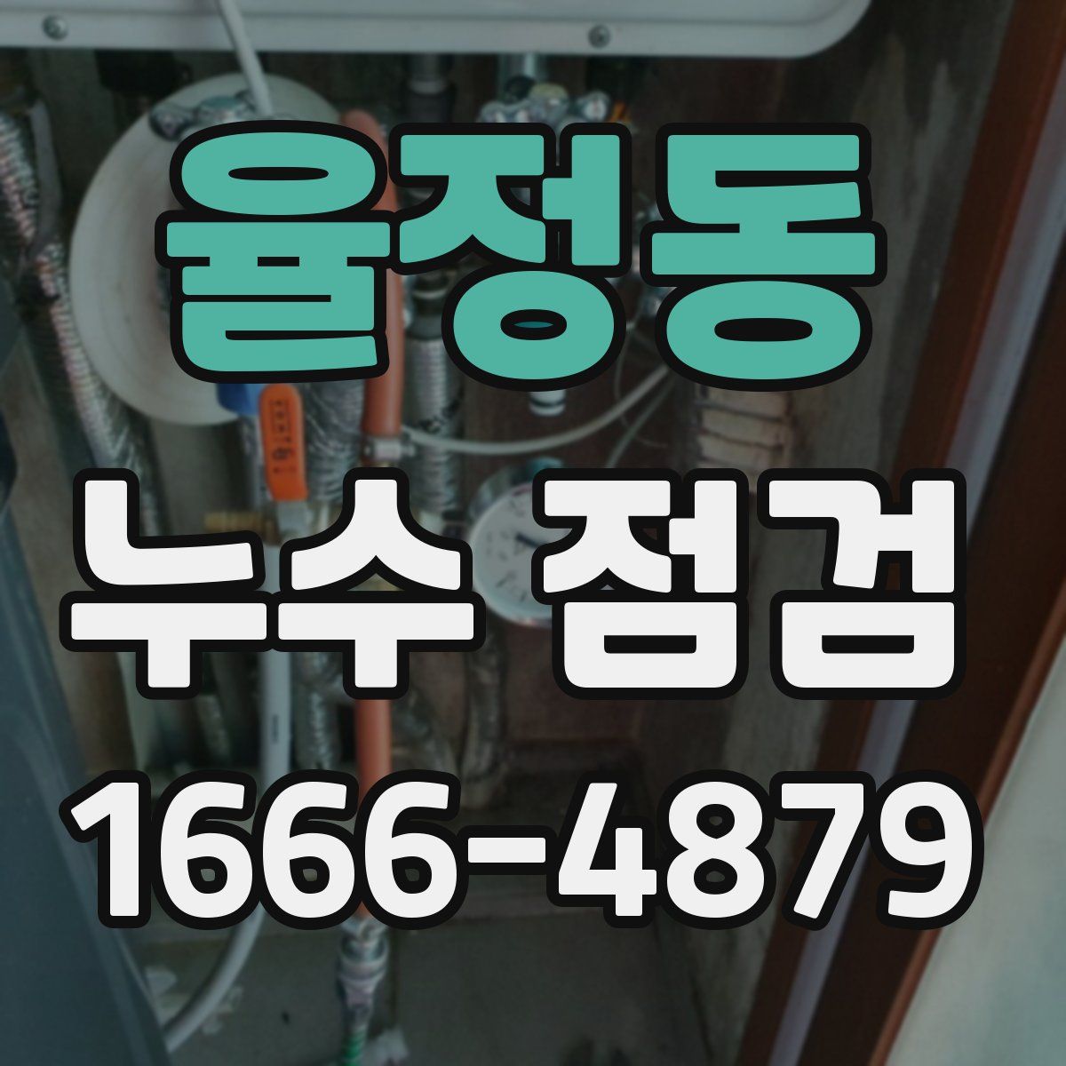 율정동 누수 점검