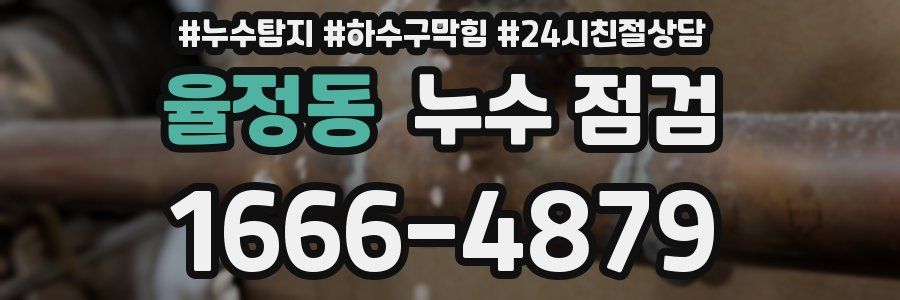 율정동 누수 점검