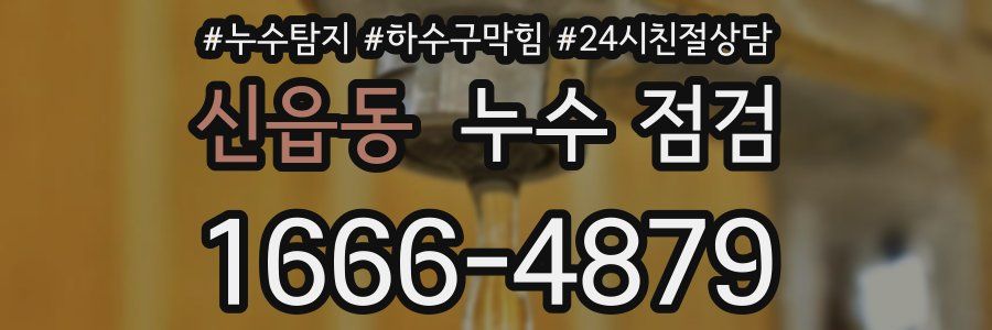 신읍동 누수 점검