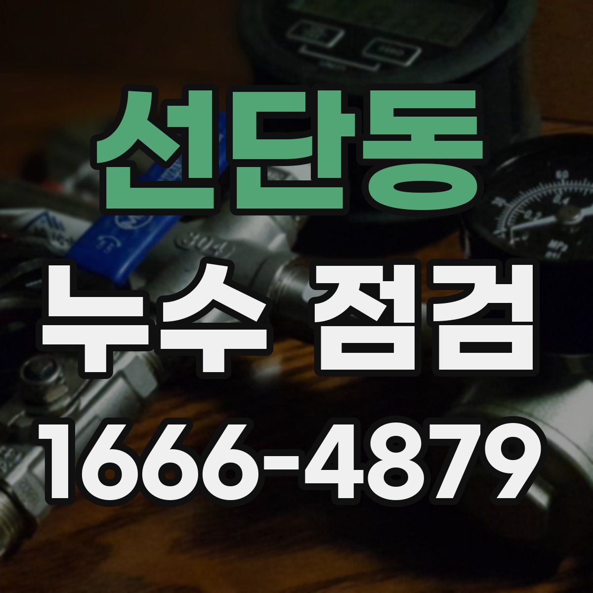 선단동 누수 점검