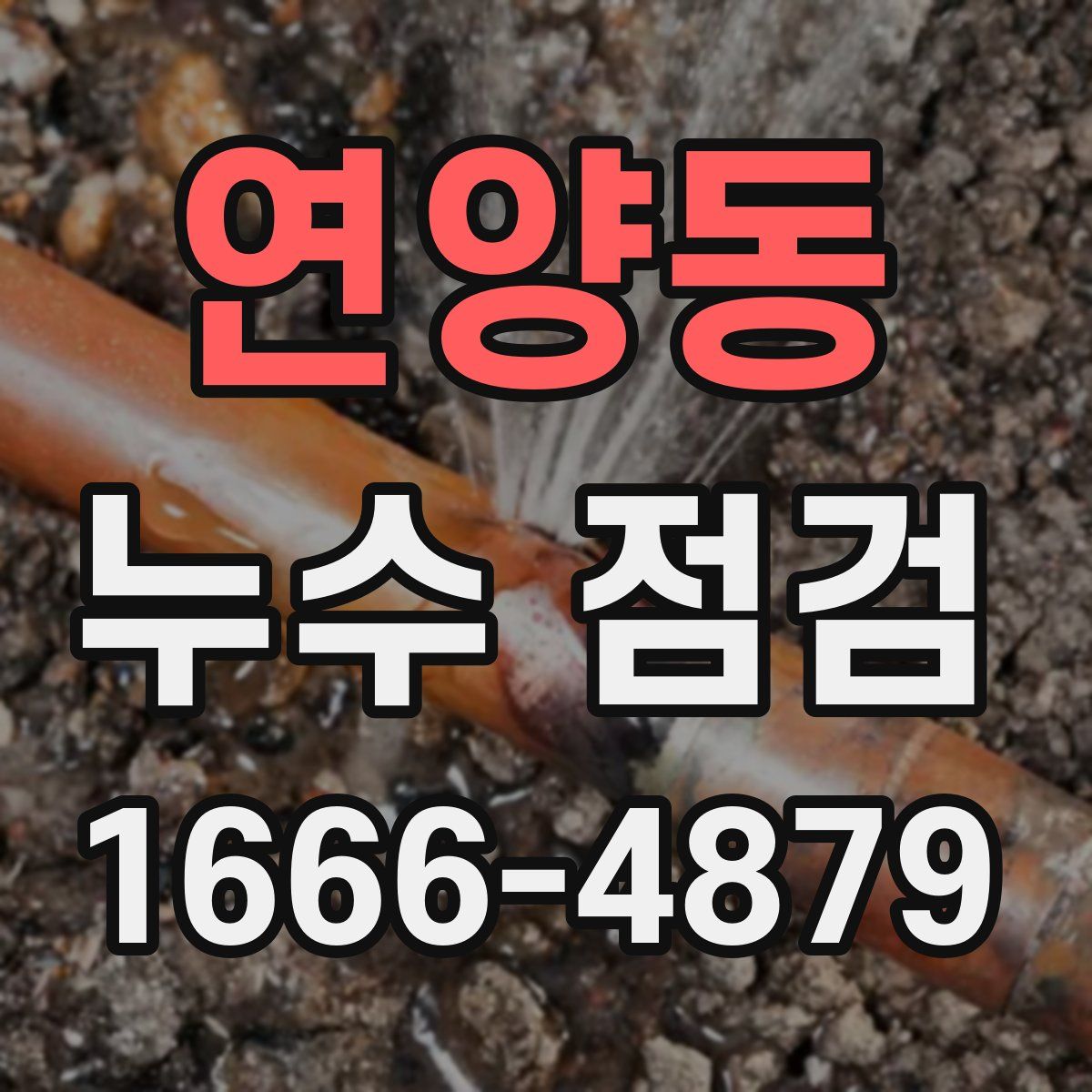 연양동 누수 점검