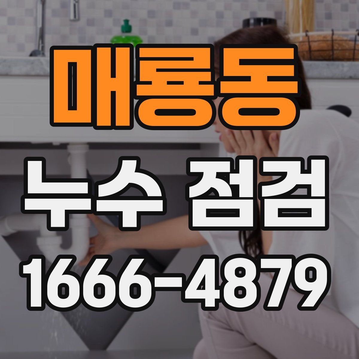 매룡동 누수 점검