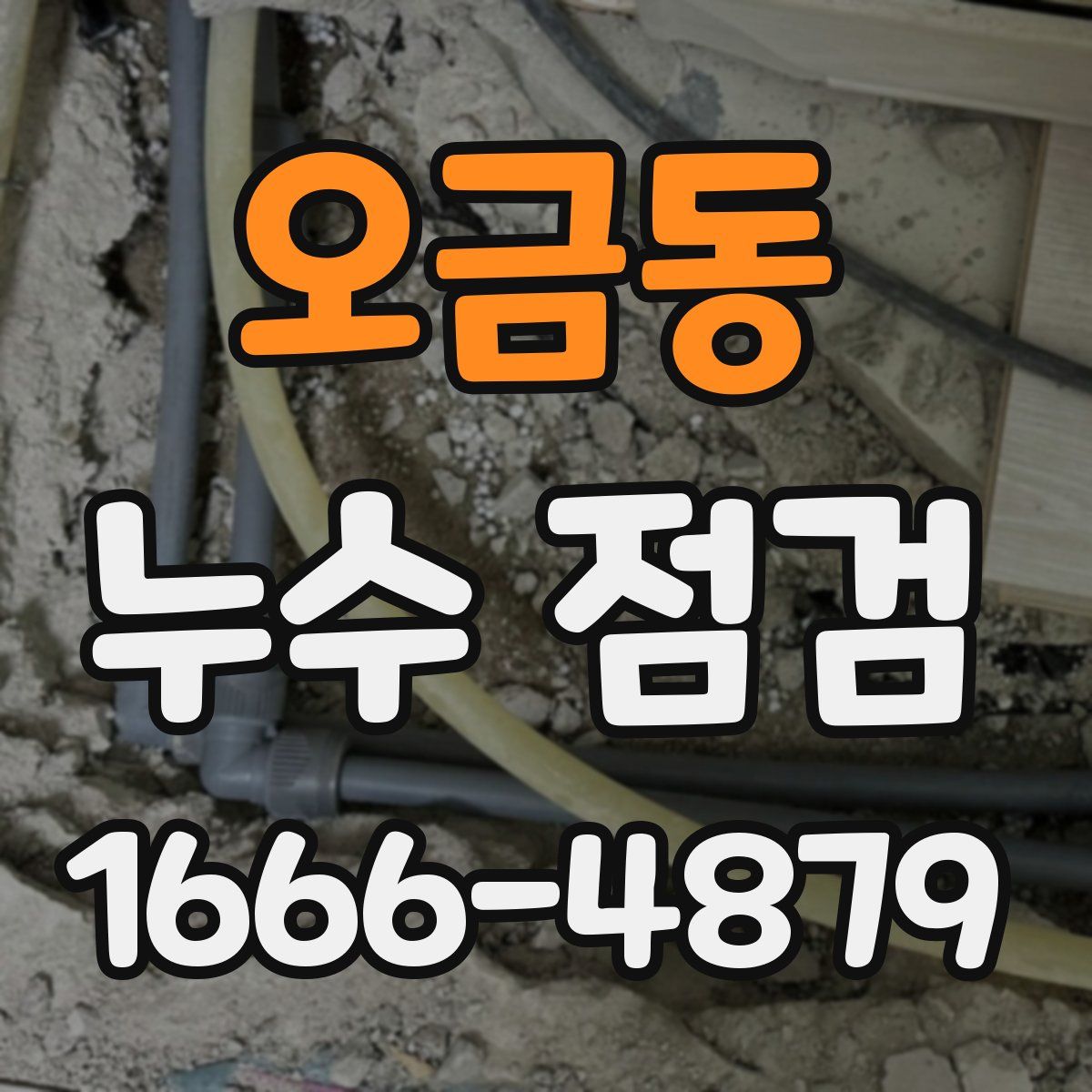 오금동 누수 점검